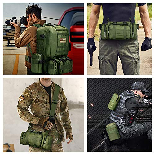 CVLIFE Military Tactical Backpack Army Rucksack Assault Pack Built...