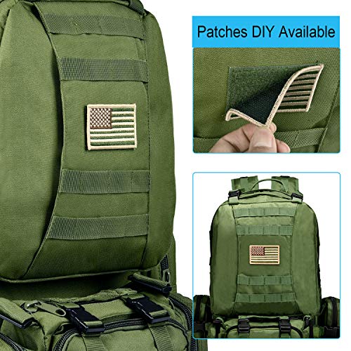 CVLIFE Military Tactical Backpack Army Rucksack Assault Pack Built...
