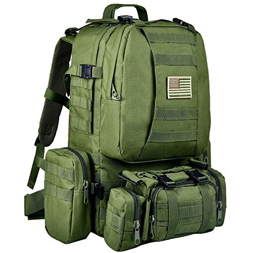 CVLIFE Military Tactical Backpack Army Rucksack Assault Pack Built...