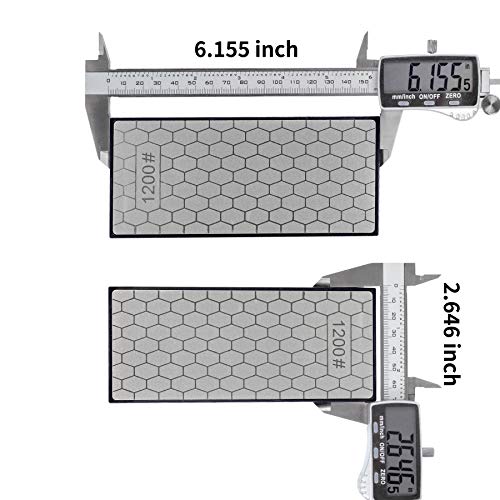Knife Sharpening Stone Diamond Plate, CWOVRS Double-Sided Diamond ...