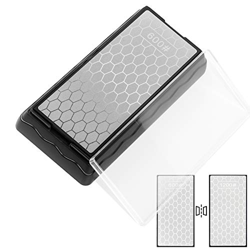 Knife Sharpening Stone Diamond Plate, CWOVRS Double-Sided Diamond ...