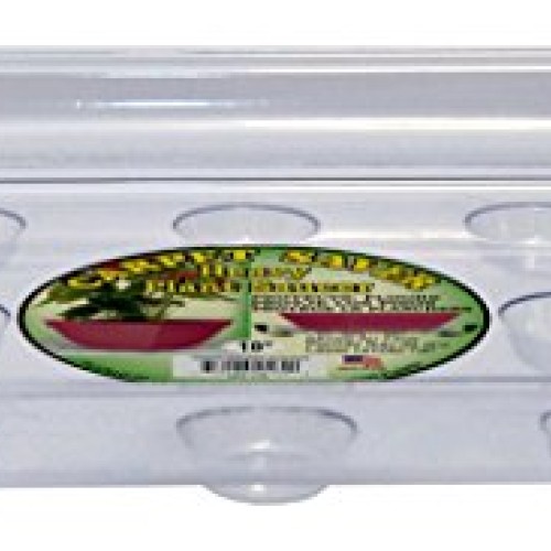 CWP SQDS-1000 Heavy Gauge Footed Square Carpet Saver Saucer, 10-In...