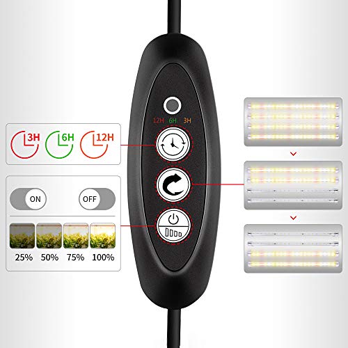 Plant Grow Light T5 Samsung＆Full Spectrum 3500K＆Red LED 4 Strips...