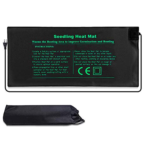 Waterproof Seedling Heat Mat 20.47x9.45in Plant Seed Germination P...
