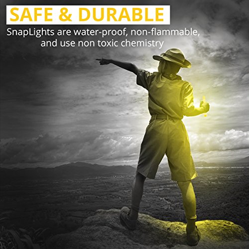 Cyalume - 9-00725 SnapLight Yellow Light Sticks – 6 Inch Industria...