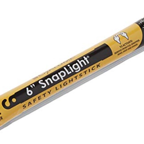 Cyalume - 9-00725 SnapLight Yellow Light Sticks – 6 Inch Industria...