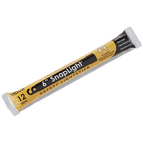 Cyalume - 9-00725 SnapLight Yellow Light Sticks – 6 Inch Industria...