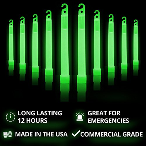 Cyalume-9-08001 Green Glow Sticks - Premium Bright 6” SnapLight St...