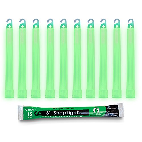 Cyalume-9-08001 Green Glow Sticks - Premium Bright 6” SnapLight St...