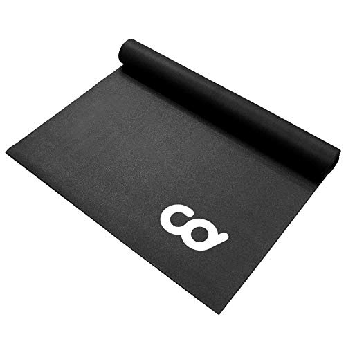 CyclingDeal Bike Mat - 30 x 60 Soft - Compatible with Indoor, Ex...