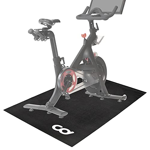 CyclingDeal Bike Mat - 30 x 60 Soft - Compatible with Indoor, Ex...