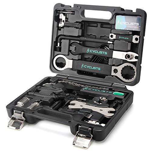 23 Piece Bike Tool Kit - Bicycle Repair Tool Box Compatible - Moun...