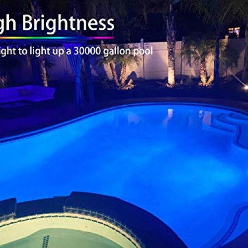 Pool Light, 12V 40W RGB Color Changing LED Pool Lights for Ingroun...