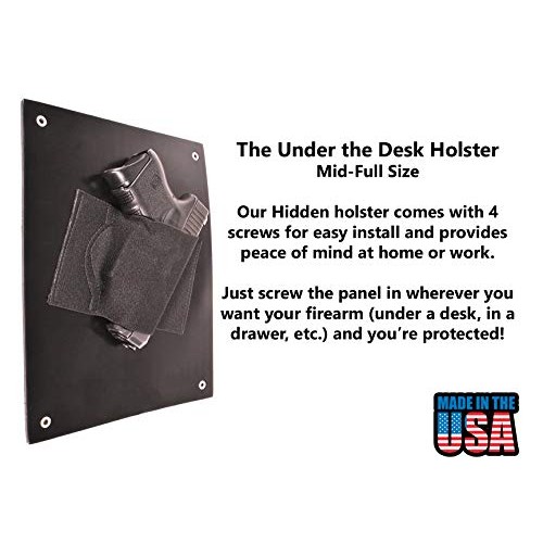 Bluestone Safety Under The Desk Holster| Bedside Holster| Wall Mou...