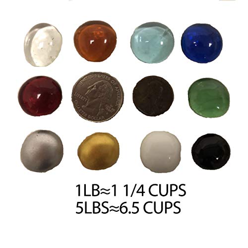 CYS EXCEL Clear Vase Fillers 1 Pound-Approx. 100 Multiple Color ...