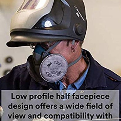 Rugged Comfort Quick Latch Half Facepiece Reusable Respirator Medi...