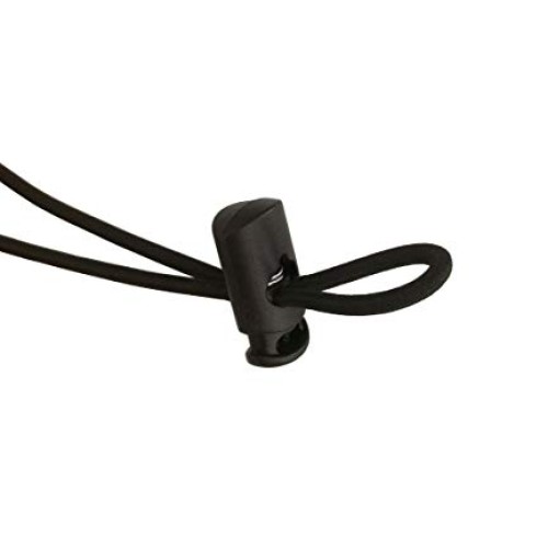 30 Pcs Plastic Drawstring Toggle Spring Stop Single Hole String Co...