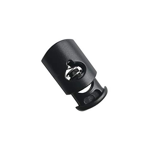 30 Pcs Plastic Drawstring Toggle Spring Stop Single Hole String Co...