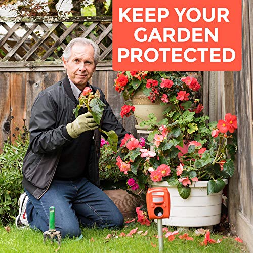 DURANOM Ultrasonic Animal Repeller Outdoor - Cat Deer Repellent So...