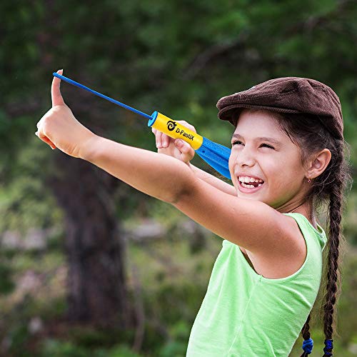 D-FantiX Slingshot Finger Rockets Toys for Kids, 6 Pack LED Foam R...