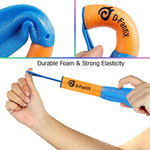 D-FantiX Slingshot Finger Rockets Toys for Kids, 6 Pack LED Foam R...