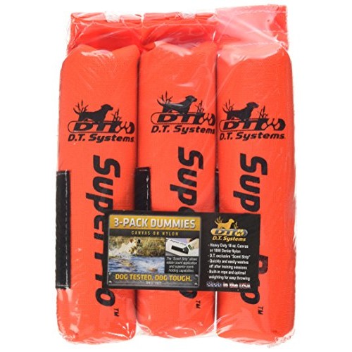 D.T. Systems Cordura Nylon Dog Training Dummy, Blaze Orange, Small...