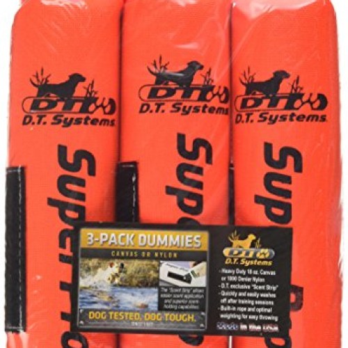 D.T. Systems Cordura Nylon Dog Training Dummy, Blaze Orange, Small...