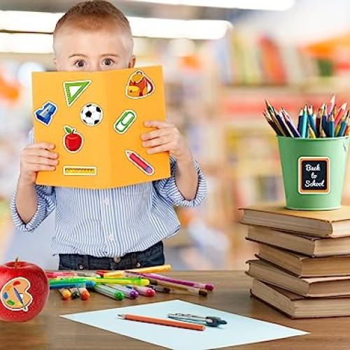 D24TIME Back to School Stickers, 47Pcs Science Scrapbook Stickers ...