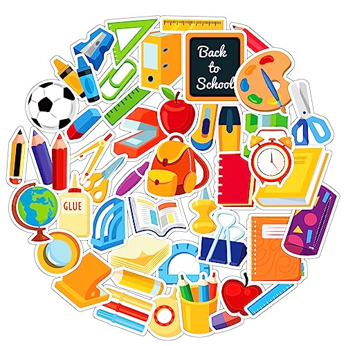 D24TIME Back to School Stickers, 47Pcs Science Scrapbook Stickers ...