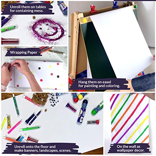 Incredible Value Bundle 3 Pack Easel Paper Roll Fits Most Standard...