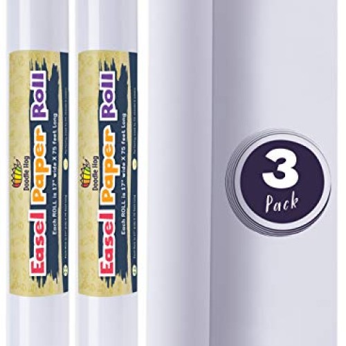 Incredible Value Bundle 3 Pack Easel Paper Roll Fits Most Standard...