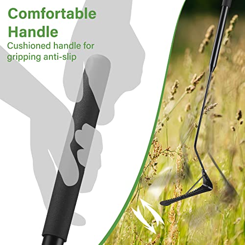 DACK 36 Grass Whip with Double-Edged Serrated Blade, Manual Weed ...