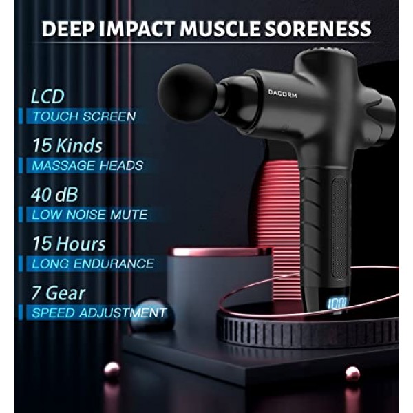 DACORM Massage Gun - Percussion Muscle Massage Gun for Athletes, S...