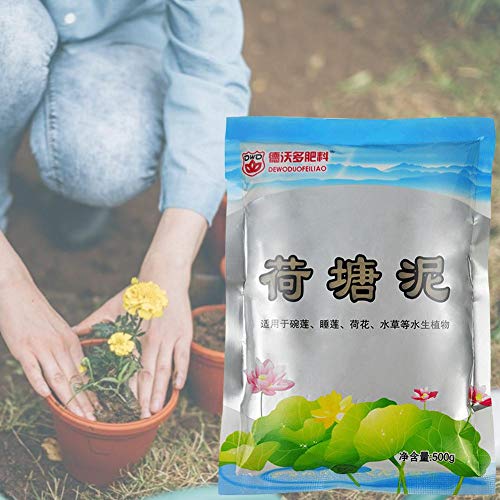 Organic-Rich Natural Lotus Pond Mud, Plant Growing Media Water Lil...
