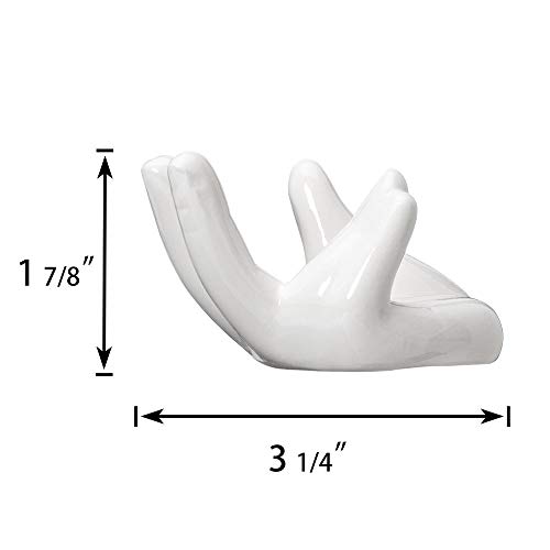 Dahey Air Plant Holder Cute Ceramic Mini Hand Shape Stand Airplant...