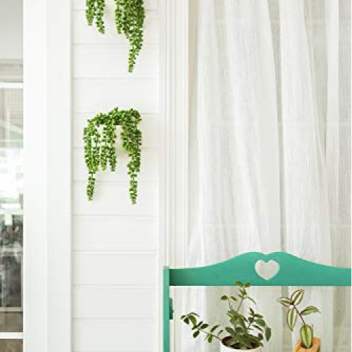 Dahey Wall Planters with Fake String of Pearls Plant Artificial Su...