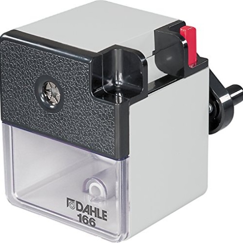 Dahle 166 Premium Pencil Sharpener w/Point Adjuster & Automatic Cu...