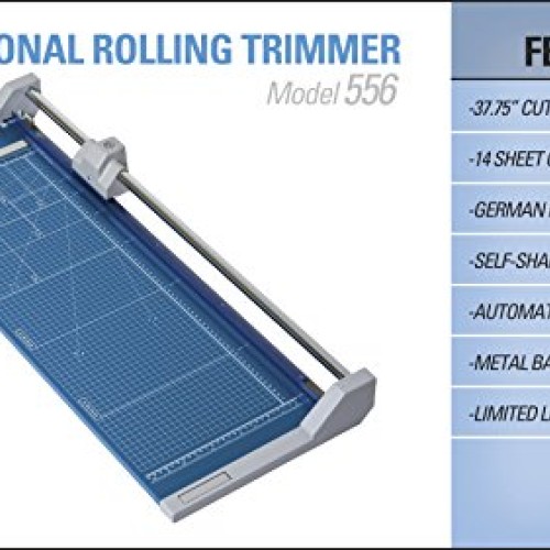 Dahle 556 Professional Rolling Trimmer, 37-3/4 Cut Length, 14 She...