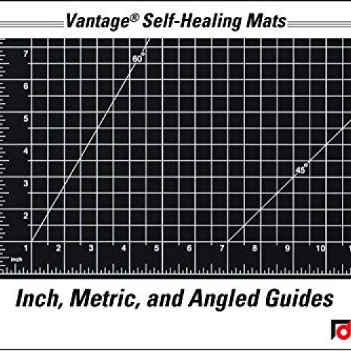 Dahle Vantage 10670 Self-Healing Cutting Mat, 9x12, 1/2 Grid, 5...