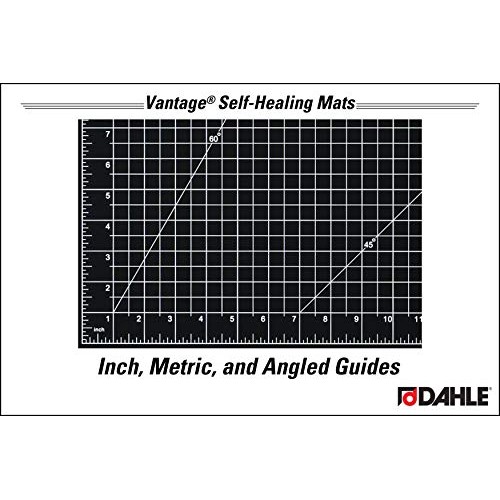 Dahle Vantage 10670 Self-Healing Cutting Mat, 9x12, 1/2 Grid, 5...