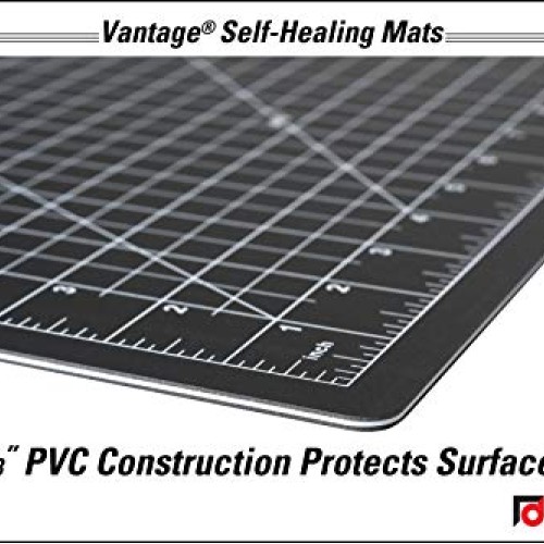 Dahle Vantage 10670 Self-Healing Cutting Mat, 9x12, 1/2 Grid, 5...