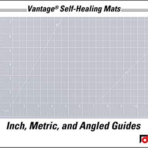 Dahle Vantage 10682 Self-Healing Cutting Mat, 18x24, 1/2 Grid, ...