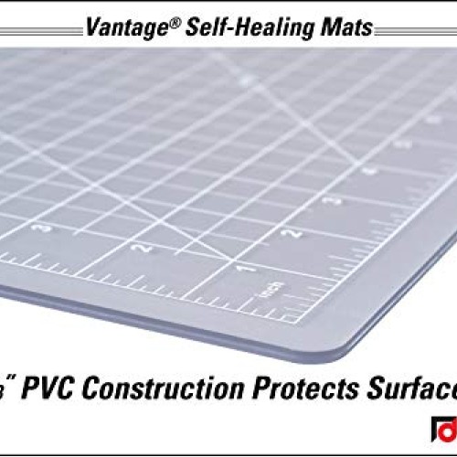 Dahle Vantage 10682 Self-Healing Cutting Mat, 18x24, 1/2 Grid, ...