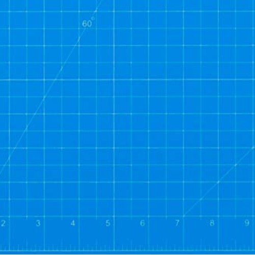 Dahle Vantage 10693 Self-Healing Cutting Mat, 24x36, 1/2 Grid, ...
