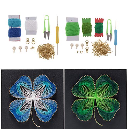 dailymall Lucky 4 Leaf String Art Kit with Basic Tools for Kids Be...