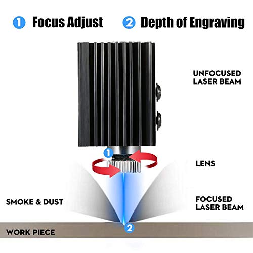 Bluetooth Laser Engraving Machine, 3000mW Mini Desktop Laser Engra...
