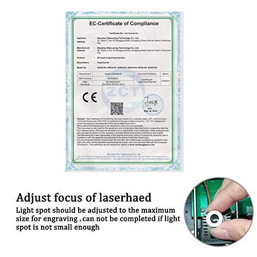 Bluetooth Laser Engraving Machine, 3000mW Mini Desktop Laser Engra...