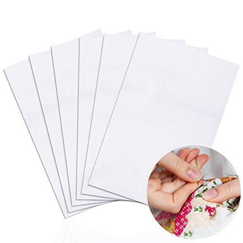 6 Pieces Classic Reserve Aida Cloth Cross Stitch Cloth, DaKuan 11 ...