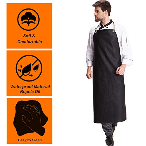 Heavy Duty PU Apron & Latex Gloves, DaKuan Waterproof Resist Stron...