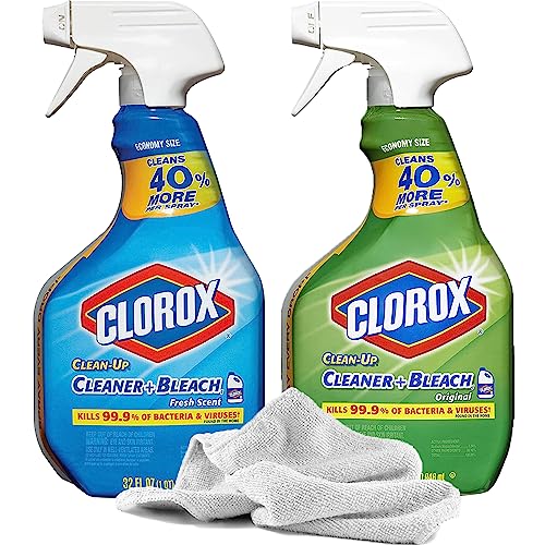 Daley Mint Towel + 2 Clean-Up Cleaners with Bleach, 32oz | Origina...